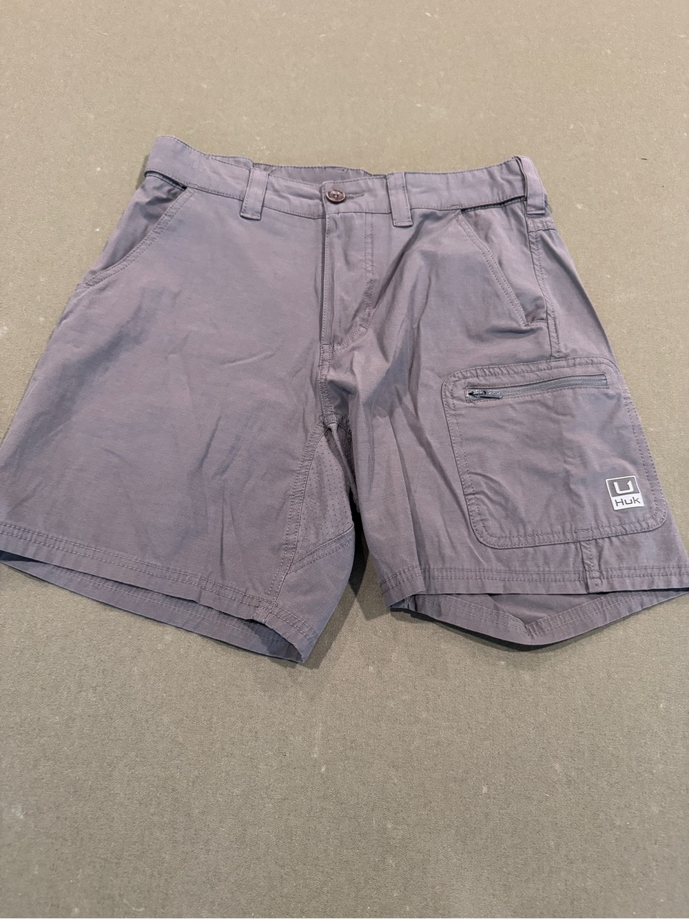 Huk Men's Hybrid Utility Shorts — Slate